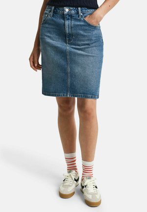Jupe en jean - mid blue broken in
