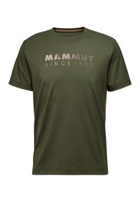 Mammut TROVAT T-SHIRT MEN LOGO - T-shirt till träning - dark marsh