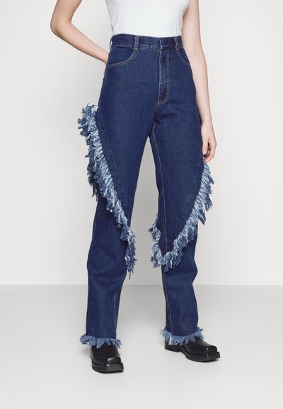 Ksenia Schnaider COWBOY PANTS - Straight leg jeans - vintage denim mixed colour