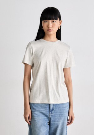 ARCHIVE CREW TEE - Basic T-shirt - vanilla heather