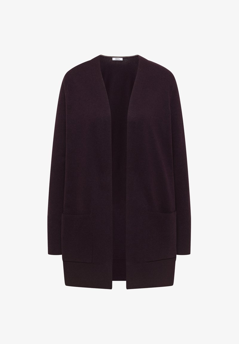 Cecil Strickjacke rot/dunkellila-meliert - Main Image