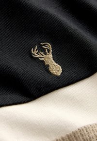 Next BLOCK SHORT SLEEVE - Tričko s potlačou - black neutral