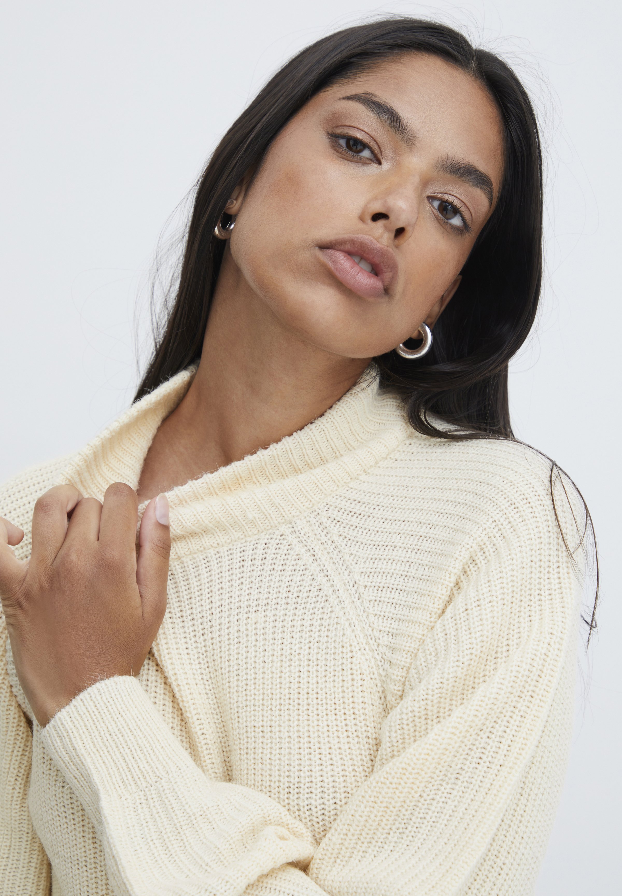 売れ筋商品|||イチ ニット&セーター レディース アウター IHMARAT - Jumper - tapioca ICHI IHMARAT - Jumper - tapioca/mottled beige - Zalando