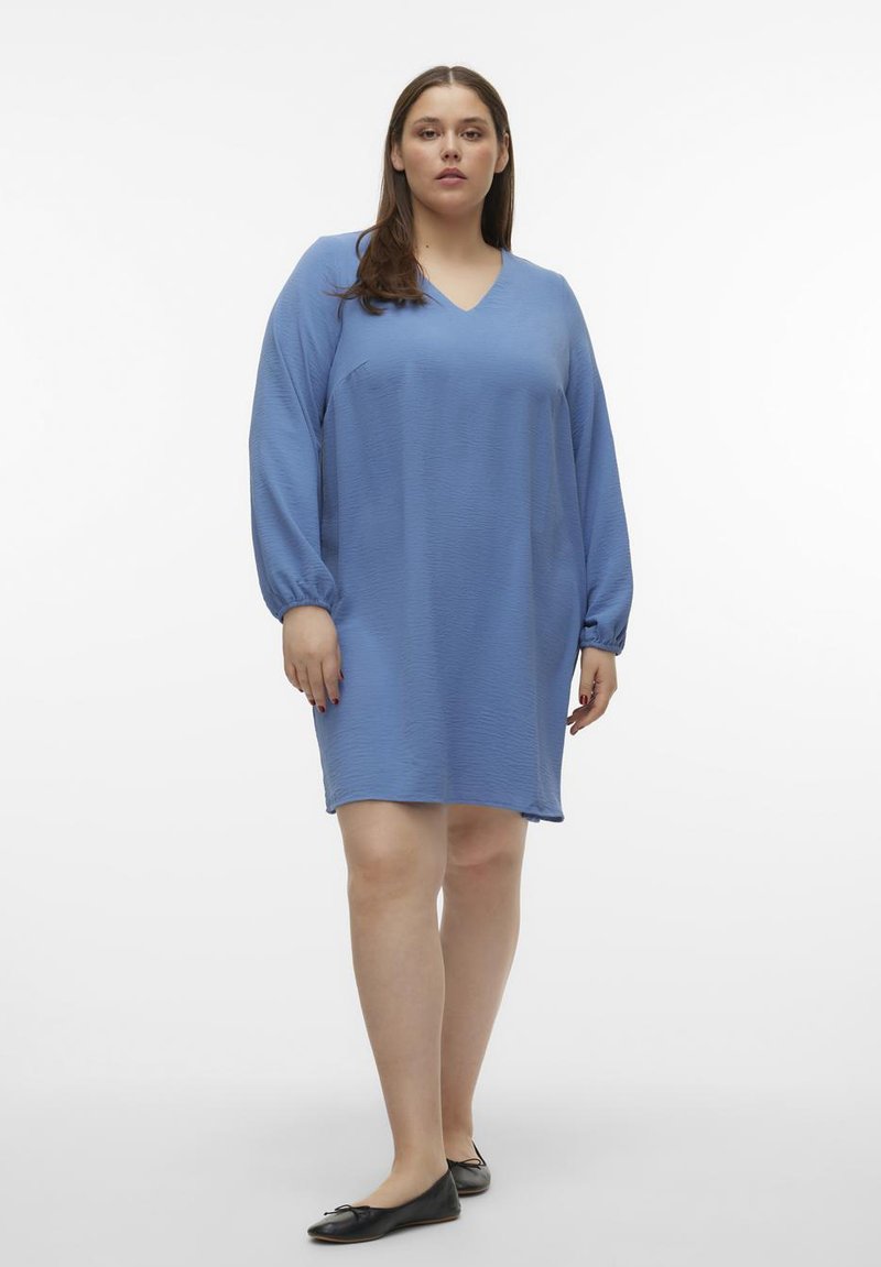 Vero Moda Curve Jurk blauw Vero Moda Curve Jurk blauw