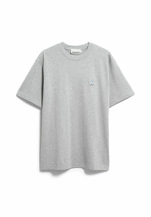ARMEDANGELS, ICONIC Å MAARKOS MEL - T-shirt basic - silver melange