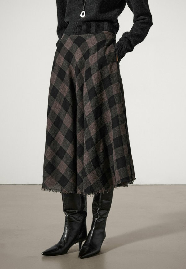 CHECK - A-line skirt