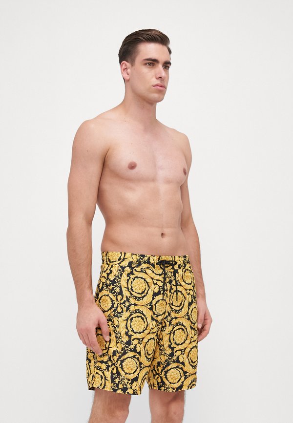SWIM LONG BOXER BAROCCO ALL OVER PRINT - Swimming shorts - gold3