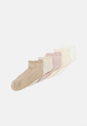 5 PACK - Socks - white/beige/lilac