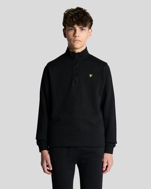 QUARTER ZIP UNISEX - Φούτερ - jet black