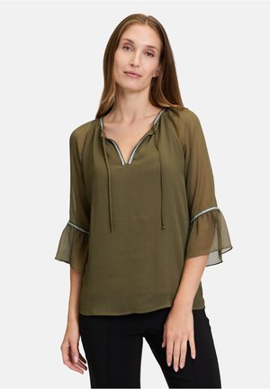 CASUAL MIT FLÜGELÄRMELN - Camicetta - ivy green