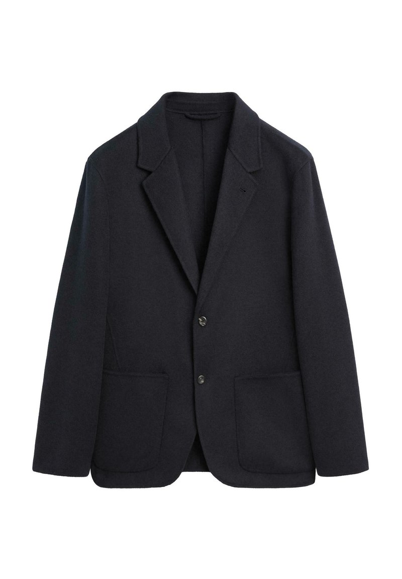 Massimo Dutti LAPEL COLLAR WITH BUTTONHOLE Blazer jacket dark