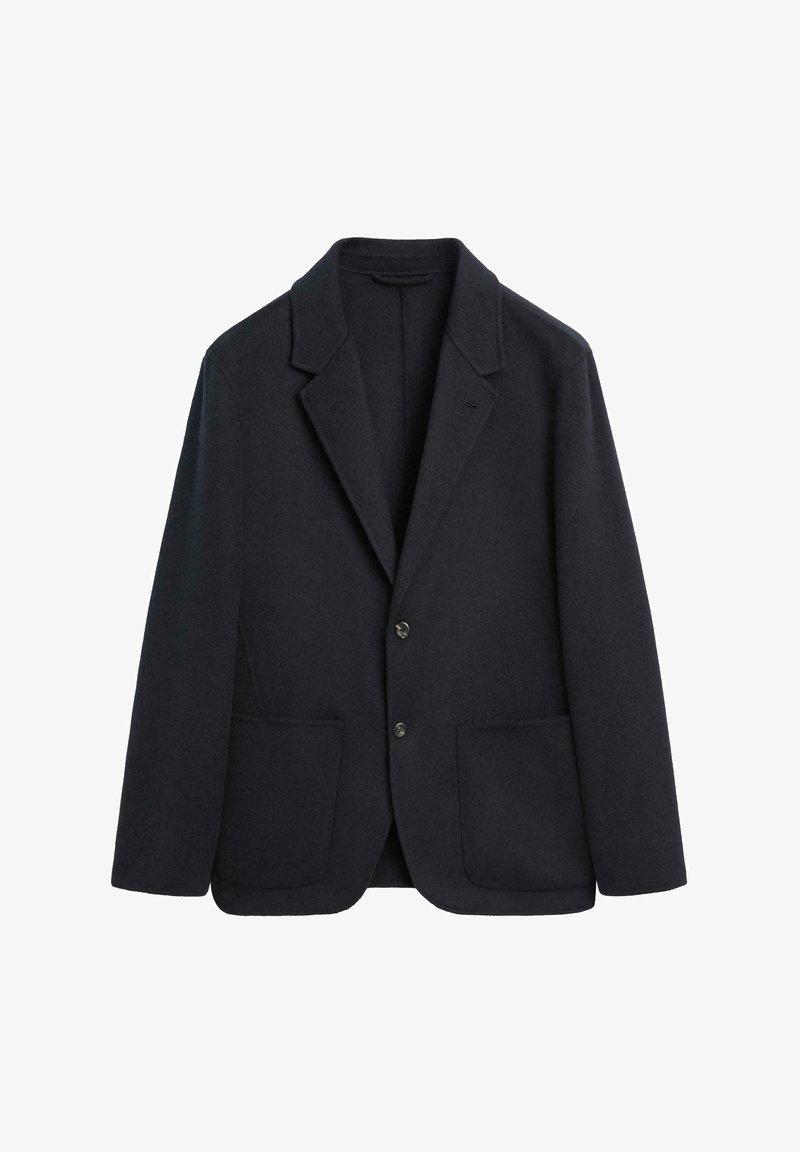 Massimo Dutti LAPEL COLLAR WITH BUTTONHOLE Blazer jacket dark