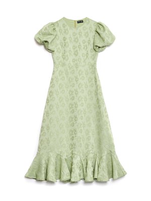 RUFFLE MIDI DRESS - Robe de jour - green