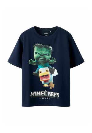 MINECRAFT - T-shirts med print - navy blazer
