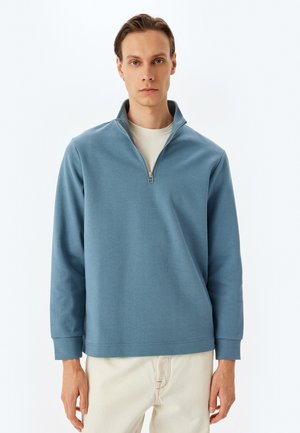 HALF ZIPPER  - Sudadera - blue