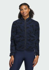 adidas Performance ULTIMATE365 PRINTED FLEECE - Giacca in pile - collegiate navy