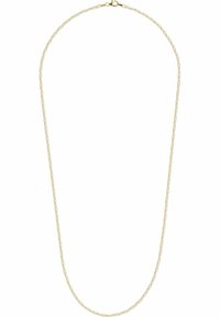 Guldfarvet kæderek necklace med forlængede, sammenkoblede led. Letvægtsdesign med en sikker clasp bagpå.