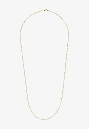Guldfarvet kæderek necklace med forlængede, sammenkoblede led. Letvægtsdesign med en sikker clasp bagpå.
