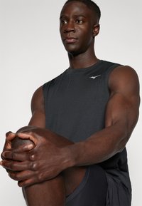 Mizuno IMPULSE CORE SLEEVELESS - Top - black
