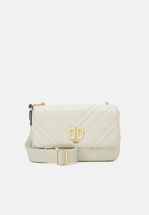 DKNY DELPHINE SHOULDER BAG - Handbag - white