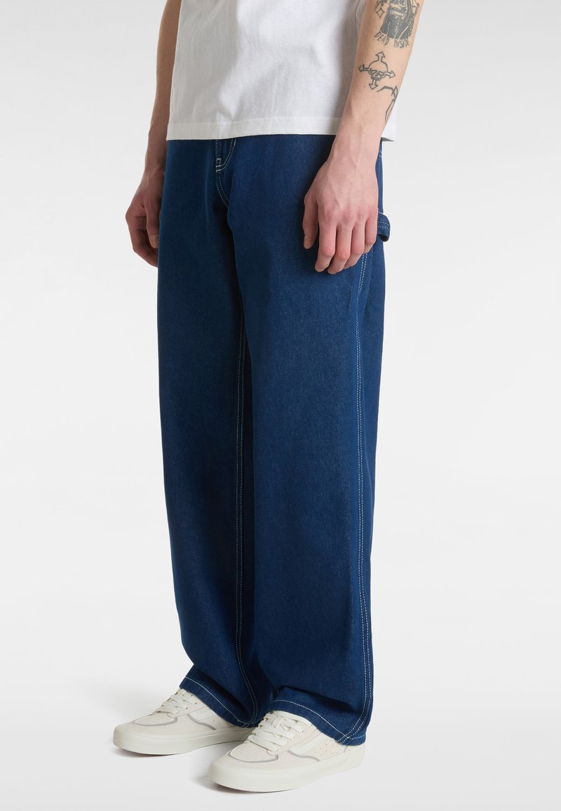 Vans DRILL CHORE CARPENTER LOOSE - Džíny Relaxed Fit - blue