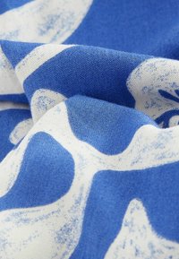 Next TIE WAIST WIDE LEG TALL - Püksid - blue white print