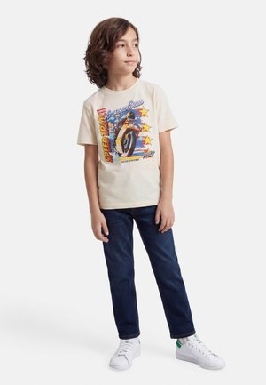 SPEED TRIAL TEE - Μπλουζάκι με στάμπα - egret