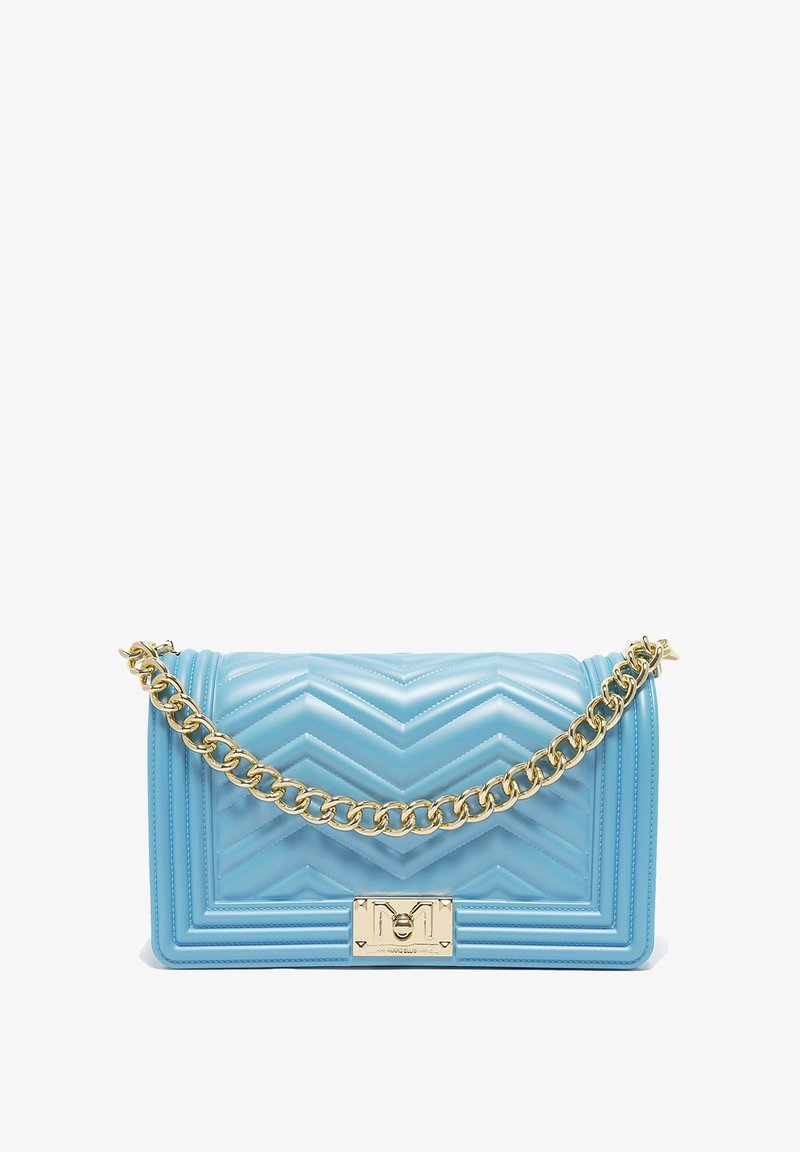 Marc Ellis Borsa a tracolla - light blue and gold