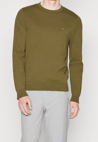 Tommy Hilfiger Stickad tröja - olive