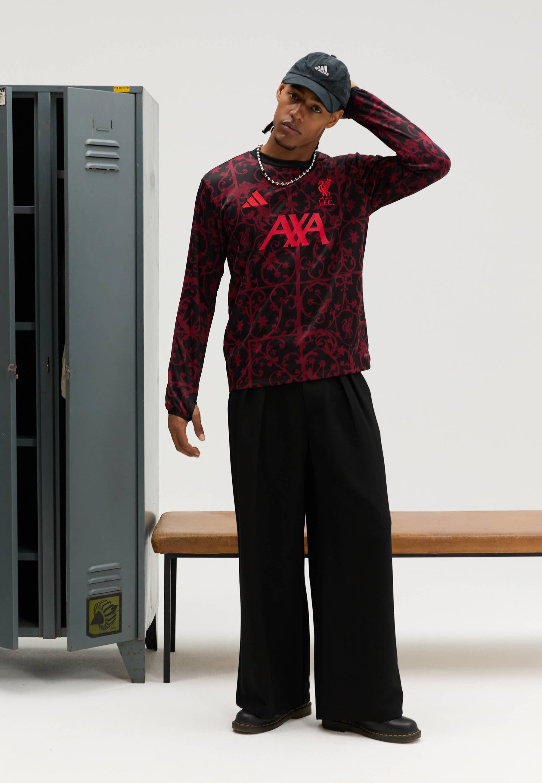 liverpool fc pre match top long sleeve