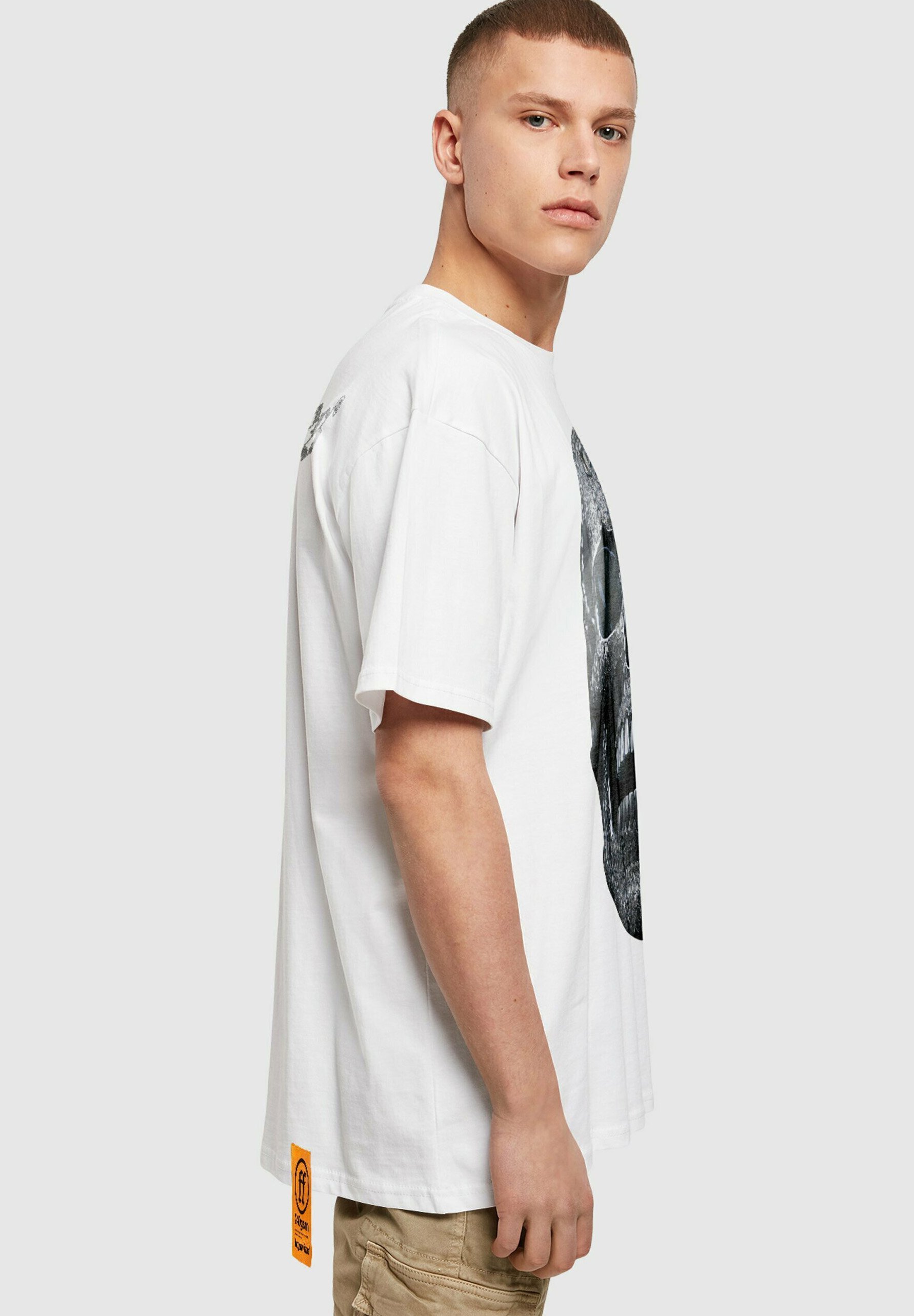 Another Cotton Lab COURTSIDE - Print T-shirt - white - Zalando Another Cotton Lab COURTSIDE - Print T-shirt - white - Zalando