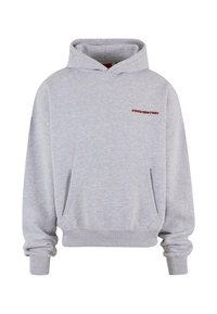 Felpa con cappuccio - grey melange