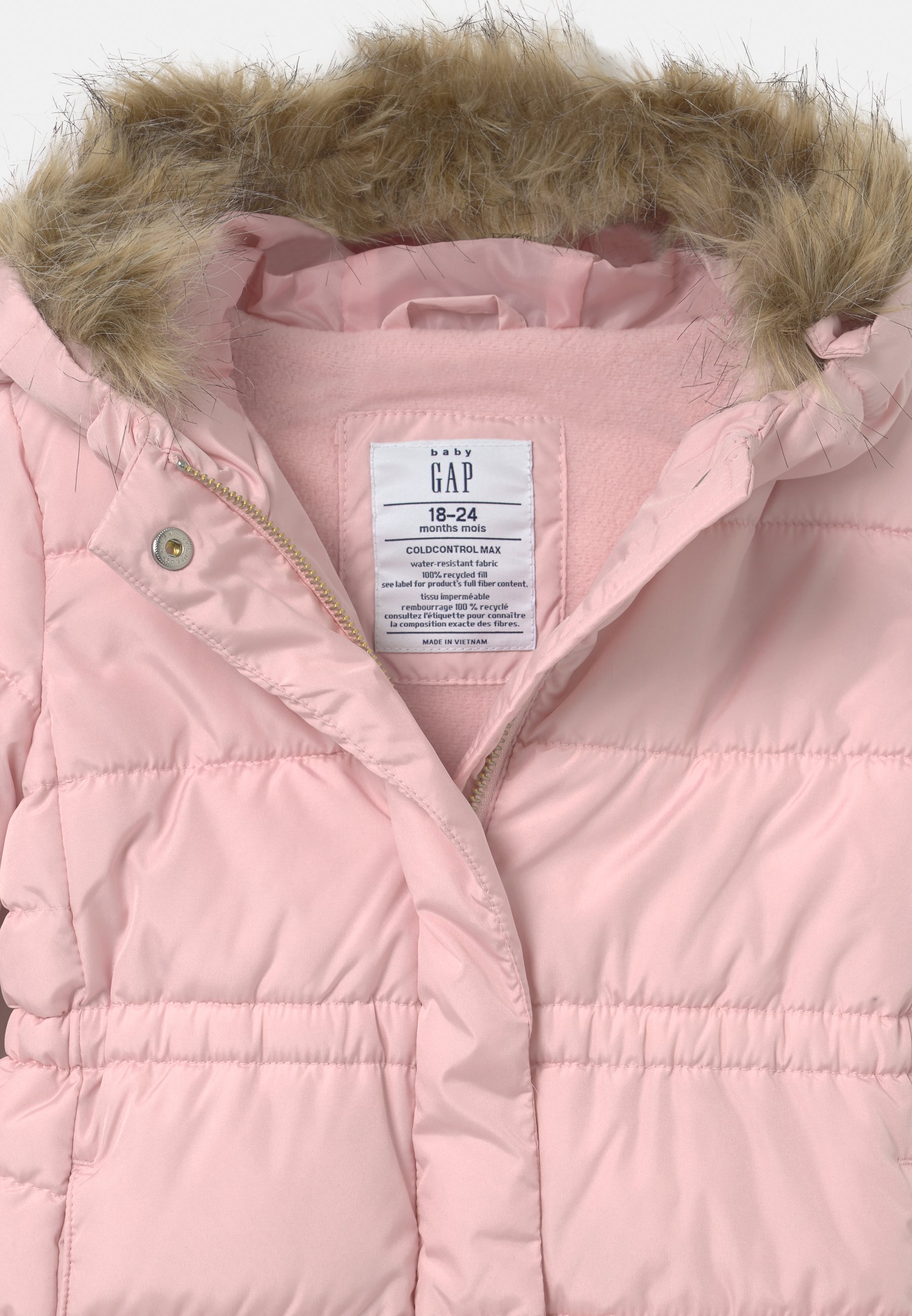 gap pink coat