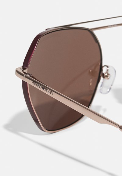 Emporio Armani UNISEX - Solbriller - shiny rose gold-coloured