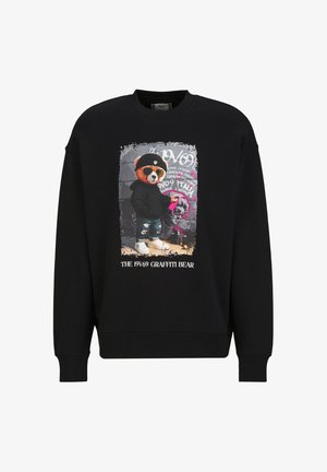19V69 Italia, 19V69 ITALIA SWEATSHIRT OMERO GRAFFITI - Sweatshirt - black