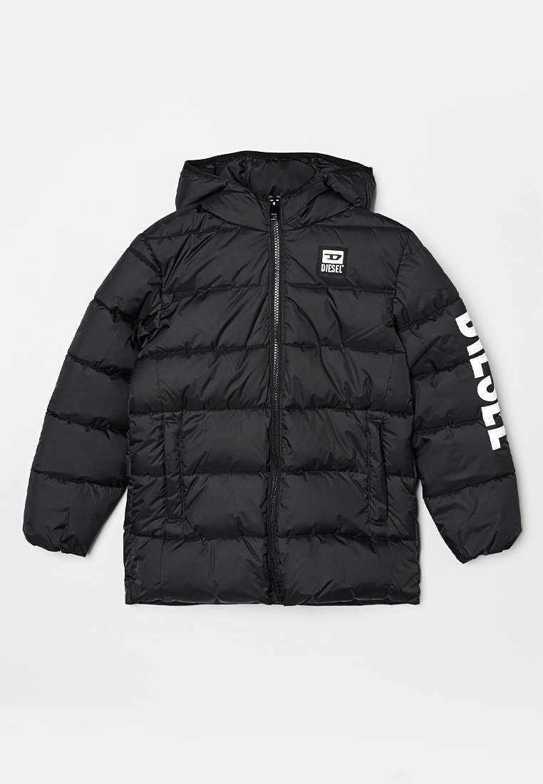 Diesel Wintermantel zwart Diesel Wintermantel zwart