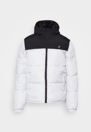 HOODED PUFFER JACKET - Giacca invernale - white