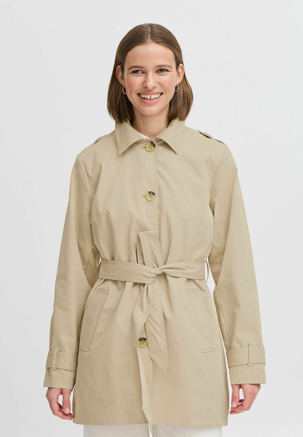 AMONA JAS - Trenchcoat - humus