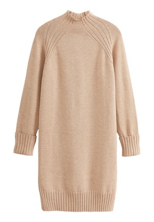 Next NECK MIDI - Strikkjoler - camel brown