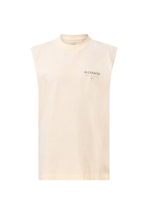 AllSaints UNDERGROUND CREW - Viršus - sandy white
