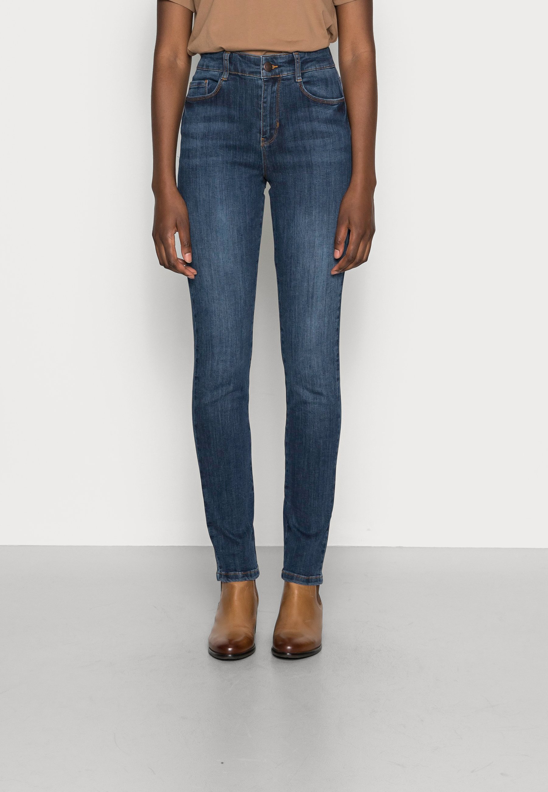 Soyaconcept SC-KIMBERLY LANA 12-B - Jeans Skinny Fit - dark blue denim/dark-blue  denim - Zalando.co.uk