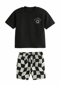 Next - BACKPRINT AND PATTERN SET-REGULAR FIT - Shorts - black white Thumbnail-Bild 1