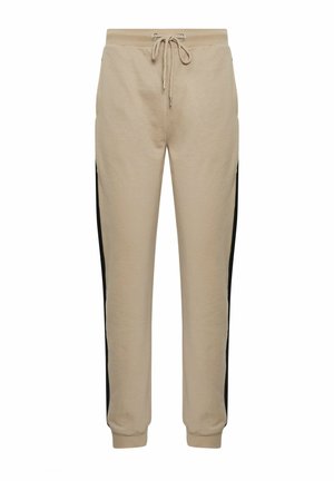 Long Tall Sally SIDE STRIPE  - Tracksuit bottoms - beige