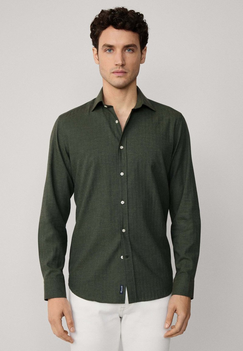 Façonnable FLAN HERRING - Overhemd - khaki green