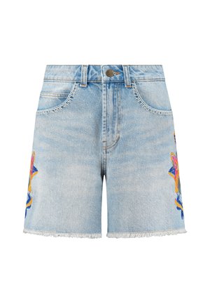 Shiwi CHRIS - Denim shorts - light denim blue