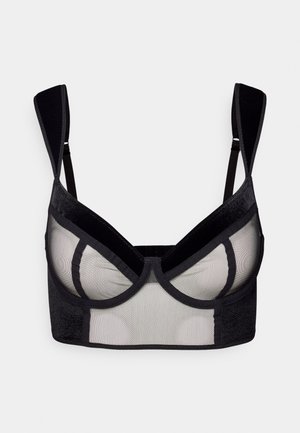 Undress Code FINAL HOUR TOP - Sujetador con aros - black