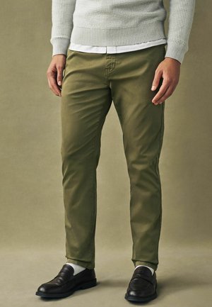 Next SLIM FIT PREMIUM - Chino - khaki green