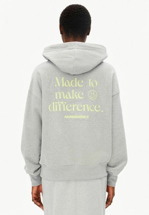 FRANCISARAA DIFFERENCE - Sweat à capuche - silver melange