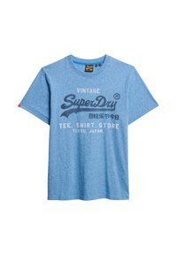 VINTAGE LOGO - Camiseta estampada - fresh blue grit