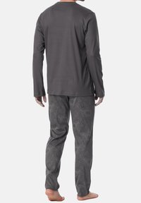 Schiesser FINE INTERLOCK - Pyjama - anthrazit
